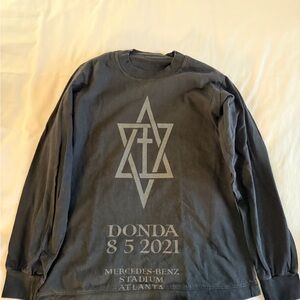 Yeezy Black Donda Long Sleeve Shirt